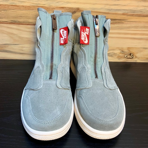 New Air Jordan 1 Women's High Zip Suede Sneakers - Picture 5 of 7